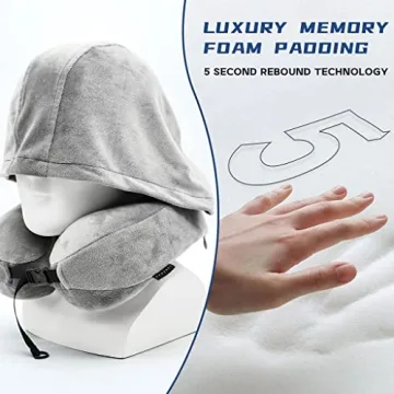 Cuddool Hoodie Travel Pillow for Ultimate Comfort