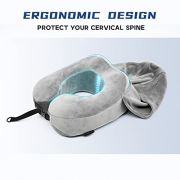 Cuddool Hoodie Travel Pillow for Ultimate Comfort