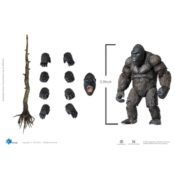 HIYA Toys Kong Skull Island Articulated Action Figure Collectible