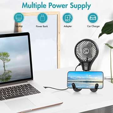 Auto Oscillating Stroller Fan for All Occasions