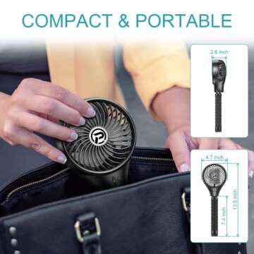 Auto Oscillating Stroller Fan for All Occasions