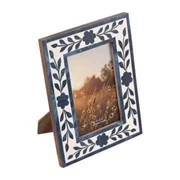 Elegant 4" x 6" Floral Picture Frame for Any Room