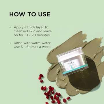 IMAGE Skincare, I MASK Purifying Probiotic Mask, Clay and Charcoal Facial Mask, Refine, Balance and Remove Impurities, 2 oz