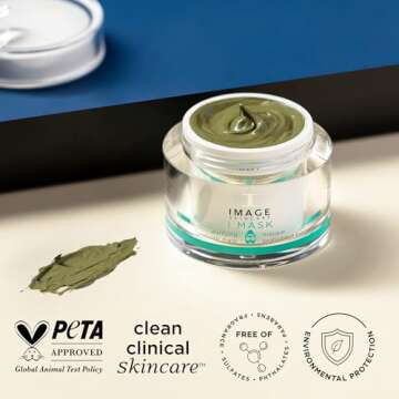 IMAGE Skincare, I MASK Purifying Probiotic Mask, Clay and Charcoal Facial Mask, Refine, Balance and Remove Impurities, 2 oz