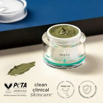 IMAGE Skincare, I MASK Purifying Probiotic Mask, Clay and Charcoal Facial Mask, Refine, Balance and Remove Impurities, 2 oz