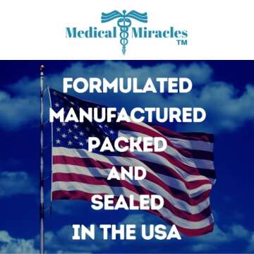 Medical Miracles Hemp 500 Mg Ultra Strength Healing Salve Ideal for HIPS, Joints, Neck, Back, Elbows, Fingers, Hands, and Knees Made in USA