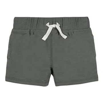 Gerber Baby Boy's Toddler 3-Pack Pull-On Knit Shorts, Green Camo, 3-6 Months