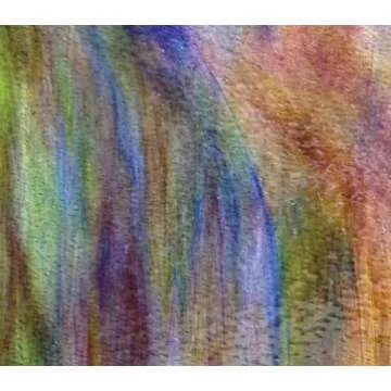 Purple, Blue, Green, Clear Streaky Granite Wissmach Stained Glass Sheet - 8" X 12" (.67sf) by Stalli...