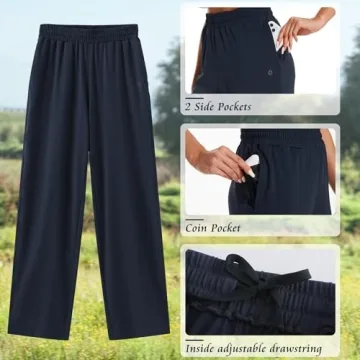 Comfortable Women's Tall Yoga Sweatpants with Pockets