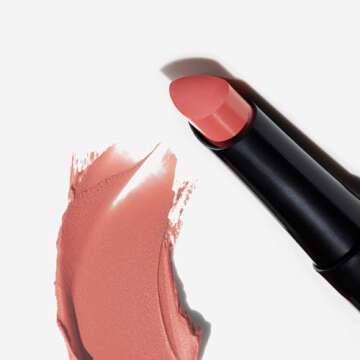 Rimmel Lasting Finish Matte Lipstick - All-Day Intense Lip Color with Exclusive Ruby and Diamond Complex - 145 Peach Petal, .14oz