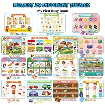 Engaging Huijing Busy Book for Toddler Learning