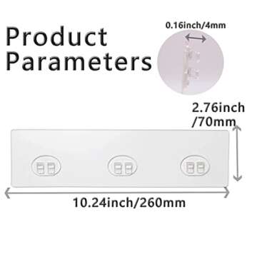 2 Pack Shower Caddy Adhesive, No Drilling Storage Solution