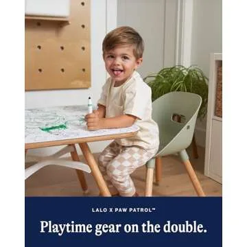 Lalo PAW Patrol Giant Coloring Sheets for Kids and Toddlers - A Table Surface Saver - Mess Free Art Project - 23" x 23" - Giant Coloring Poster with Adhesive Back