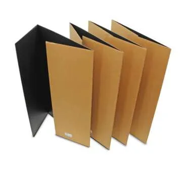 Flipside Trifold Project Boards - Sturdy 4 Pack for Events