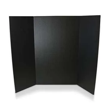 Flipside Trifold Project Boards - Sturdy 4 Pack for Events
