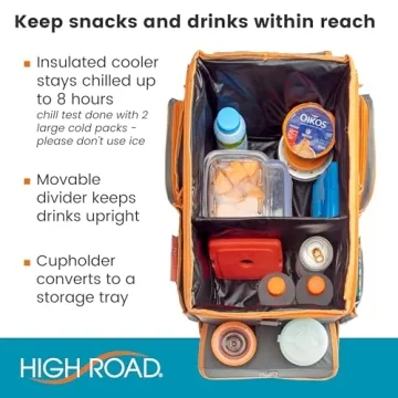 High Road CarHop Car Seat Organizer with Cooler