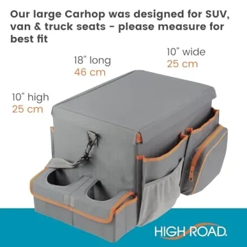 High Road CarHop Car Seat Organizer with Cooler