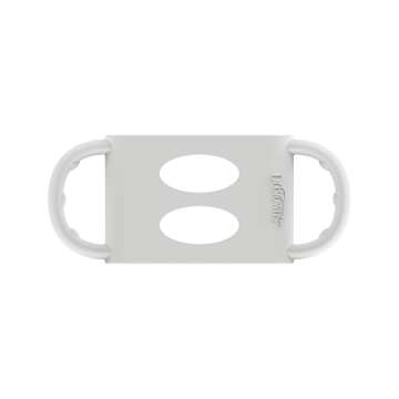 Dr. Brown's Milestones 100% Silicone Baby Bottle Handles, Wide-Neck, Removable Easy-Grip Transitiona...