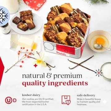David's Cookies Assorted Brownies - Gourmet Gifts in Tin