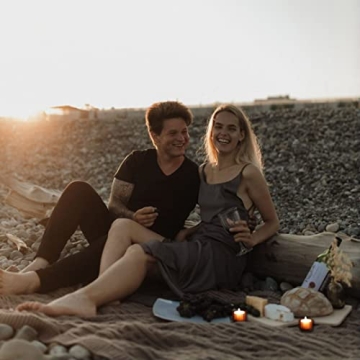 VOHO Amber Tealight Candle Holders Set for Elegant Decor