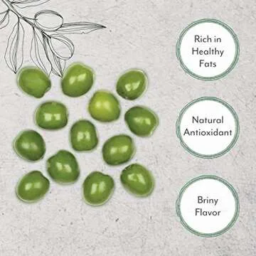 Roland Foods Whole Sicilian Castelvetrano Olives, Specialty Imported Food, 3 Pound 4.9 Ounce Can, Pack of 1