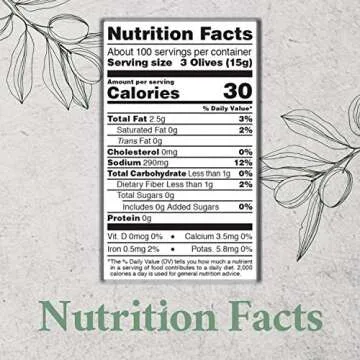 Roland Foods Whole Sicilian Castelvetrano Olives, Specialty Imported Food, 3 Pound 4.9 Ounce Can, Pack of 1