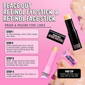 Peace Out Retinol Eye Stick - Daily Eye Balm for Youthful Skin