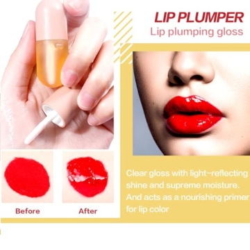 KISSIO Natural Lip Plumper for Fuller Lips & Hydration