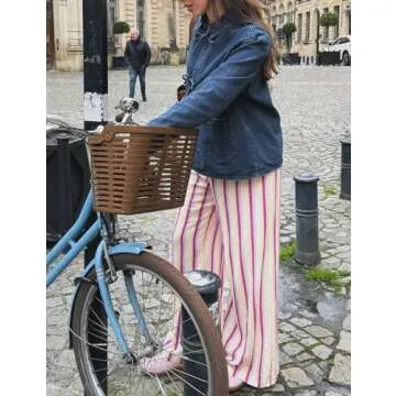 COZYPOIN Women's Tie Front Bow Denim Jacket Cropped Jean Shirts Lightweight Long Sleeve Fall Top with Pockets(Blue-S)