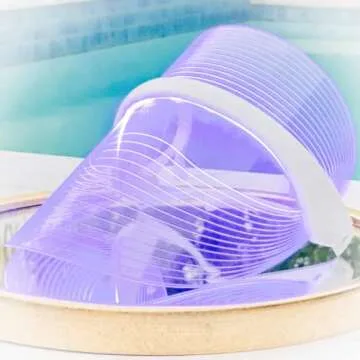 Skin Mantra LED Light Therapy Mask – 3 Colors LED Mask Therapy Facial for Total Skin Repair and Glowing Skin – Professional At-Home LED Skin Care Mask – Lightweight and Portable Facial Care Mask