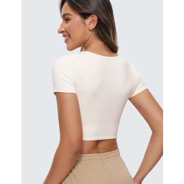 CRZ YOGA Butterluxe Crop Top Soft Stretchy Women's Fitness Wear