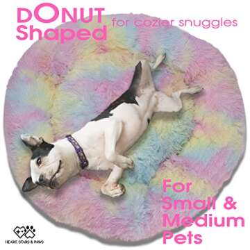 Fluffy Calming Dog & Cat Bed | Soft Vegan Pet Bedding