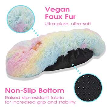 Fluffy Calming Dog & Cat Bed | Soft Vegan Pet Bedding