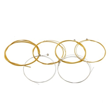 Premium Acoustic Guitar Strings Set - Nickel Alloy, 6 Strings for Tremendous Sound Quality