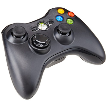 Renewed Xbox 360 Wireless Controller Black - Microsoft Gaming Gear