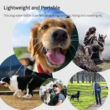 PETKIT BPA Free Dog Water Bottle with Filter, Leak Proof, Portable Dog Water Bowl for Walking, Hiking, Travel, Outdoor Pet Dispenser Bottle