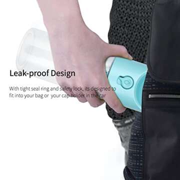 PETKIT BPA Free Dog Water Bottle with Filter, Leak Proof, Portable Dog Water Bowl for Walking, Hiking, Travel, Outdoor Pet Dispenser Bottle