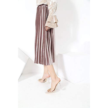 MACKIN J 188-6 Women’s Clear Heels Slingback Sandals