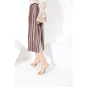 MACKIN J 188-6 Women’s Clear Heels Slingback Sandals