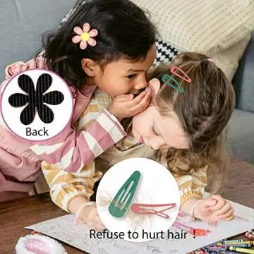 Hair Pad for Toddler Girls and Women - 5 Pcs Cute Baby Hair Clips for Fine Hair by ADLSTIGH (PAD10)