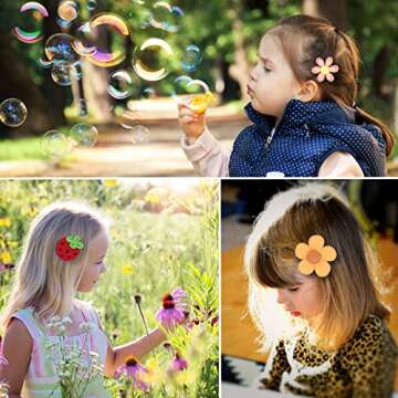 Hair Pad for Toddler Girls and Women - 5 Pcs Cute Baby Hair Clips for Fine Hair by ADLSTIGH (PAD10)