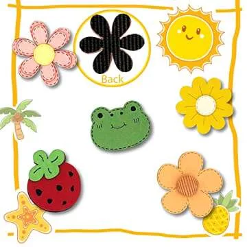 Hair Pad for Toddler Girls and Women - 5 Pcs Cute Baby Hair Clips for Fine Hair by ADLSTIGH (PAD10)