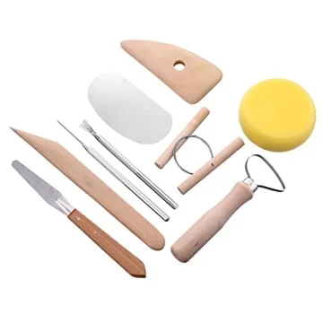Meuxan 30PCS Pottery Tools Clay Sculpting Set
