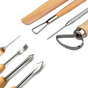 Meuxan 30PCS Pottery Tools Clay Sculpting Set