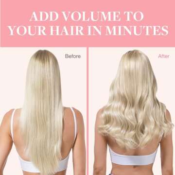 GOO GOO Real Human Hair Clip in Extensions - 24 inch Grey