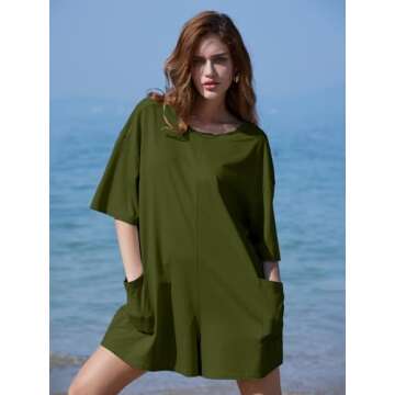 DEEP SELF Women’s Oversized Casual Summer Romper