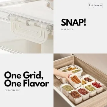 Portable Snack Tray with Removable Compartments for Any Event