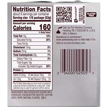 HERSHEY'S KISSES Milk Chocolate Gift Box - 7 oz