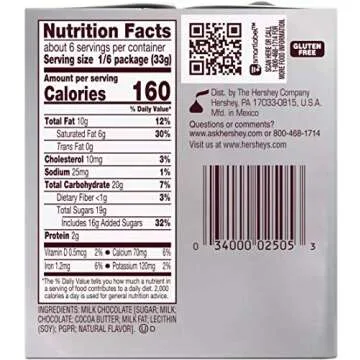 HERSHEY'S KISSES Milk Chocolate Gift Box - 7 oz