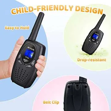Retevis RT628 Kids Walkie Talkies for Fun Adventures